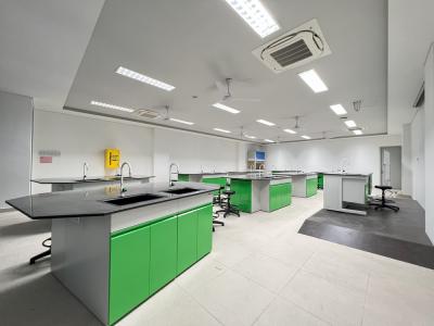 School Biology Student Bench